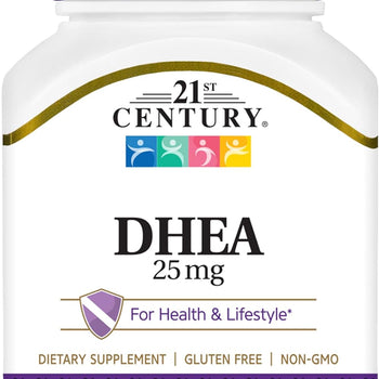 21st Century DHEA 25 mg Capsules, 90-Count