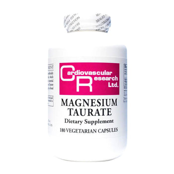 Cardiovascular Research, Magnesium Taurate, 180 Vegetarian Capsules CVR-03486