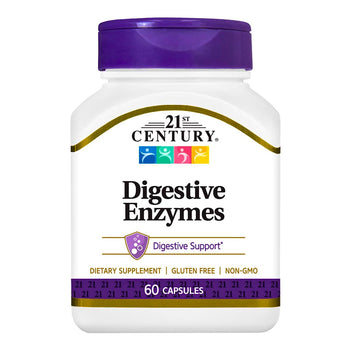 21st Century, Digestive Enzymes, 60 Capsules