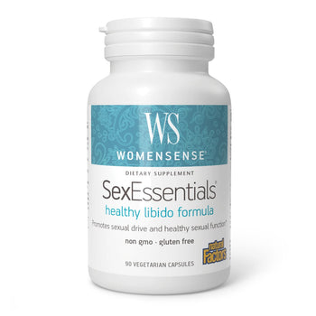 Natural Factors, WomenSense, SexEssentials, Healthy Libido Formula, 90 Vegetarian Capsules