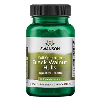 Swanson Full Spectrum Black Walnut Hulls 500 mg 60 Caps