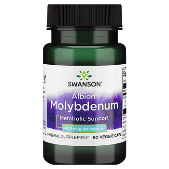 Swanson Albion Molybdenum, 400mcg - 60 Veggie Caps