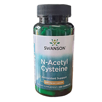 Swanson N-Acetyl Cysteine, Antioxidant Support 600 mg, 100 Capsules