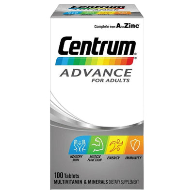 Centrum Advance Multivitamin 100 Tablets