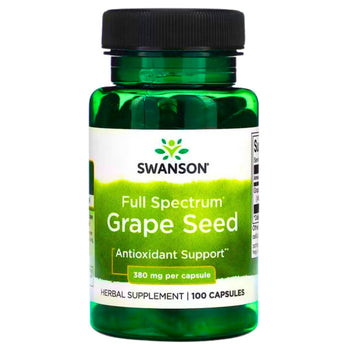 Swanson Full Spectrum Grape Seed 380 mg, 100 Capsules