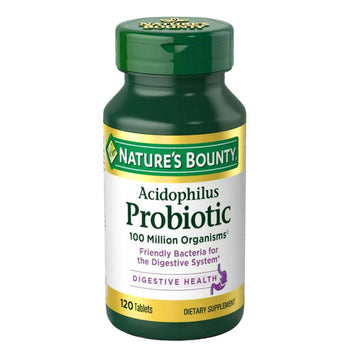 Nature’s Bounty Acidophilus Probiotic – 120 Tablets