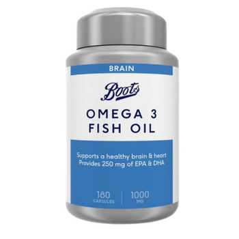 Boots Omega 3 Fish Oil 1000 mg 180 Capsules