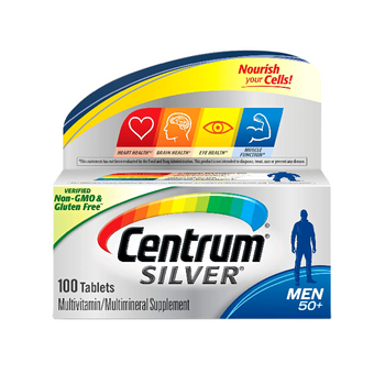 Centrum Silver Multivitamin for Men 50 Plus, 100 Tablets