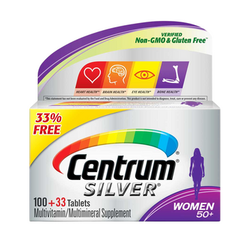 Centrum Silver Women 50+ Multivitamin/Multimineral Supplement 133 Tablets