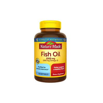 Nature Made Fish Oil 1000mg (300mg Omega 3) 90 Softgels