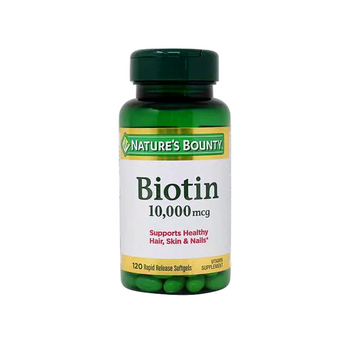 Nature's Bounty Biotin 10000mcg 120 Softgels