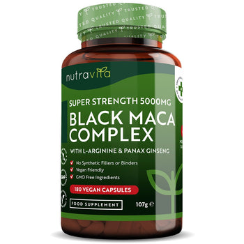 Nutravita Black MACA Complex 107g 180 Capsules