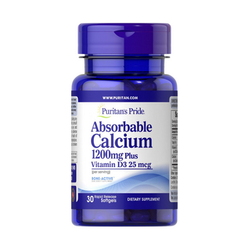 Puritan's Pride Absorbable Calcium 1200 mg plus vitamin D3 25 mcg