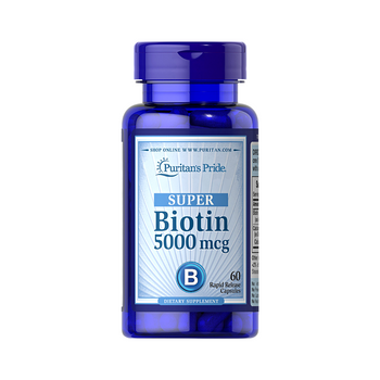 Puritan's Pride Biotin 5000mcg 60 Capsules