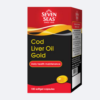 Seven Seas Cod Liver Oil Gold 100 Capsules