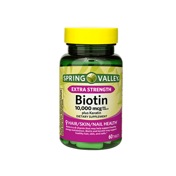 Spring Valley Biotin 10000mcg 60 Tablets