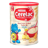 Nestle Cerelac Mixed Fruits & Wheat 7 Months+ 1KG (Imported from UK)