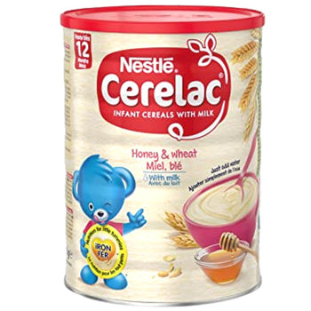 Nestle Cerelac Honey & Wheat 12 Months+ 400G (Imported From UK)