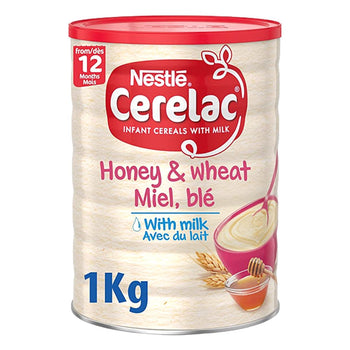 Nestle Cerelac Honey & Wheat 12month+ 1Kg (Imported from UK)