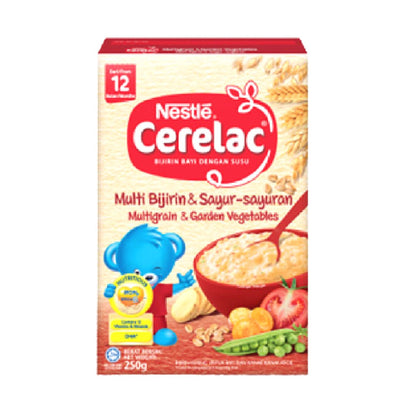 Nestle Baby Cerelac Multigrain & Garden Vegetables (12 month) - 250g (Malaysia)