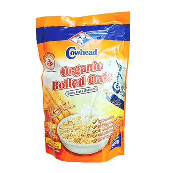 Cowhead Organic Baby Rolled Oats - 500gm (Canada)