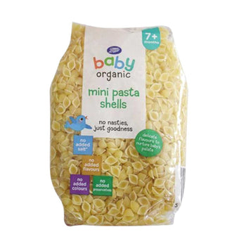 Boots Baby Organic Mini Paste Shells 7+ Months - 250g (Italy)