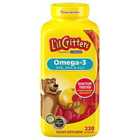 Lil Critters Omega 3, EPA, DHA & ALA. 220 gums