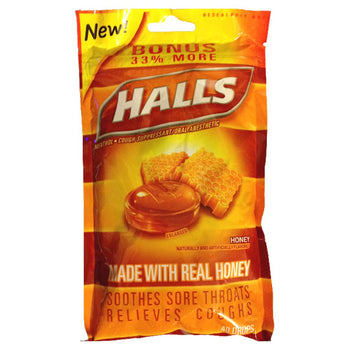 HALLS made with real honey 40 drops