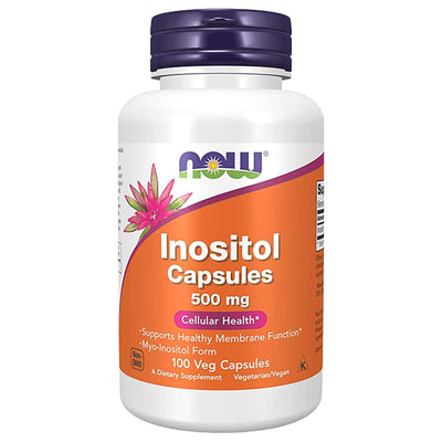 Now Inositol Capsules 500 Mg 100 Veg Capsules