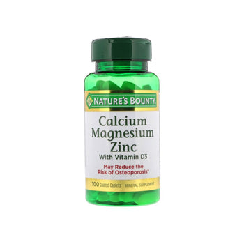 Nature's Bounty Calcium Magnesium Zinc, With Vitamin D3 100 Caplets