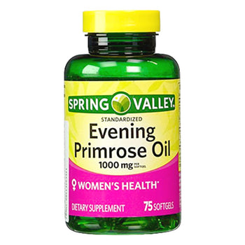 Spring Valley Women’s Health Evening Primrose Oil 1000mg 75 Softgels