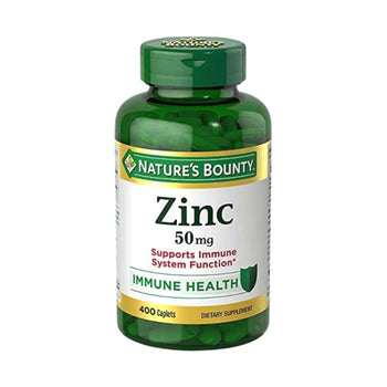 Nature's Bounty Zinc 50 mg Caplets 400