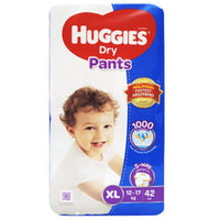 Huggies Dry XL Pant Diaper 12-17Kg - 42 Pcs (Malaysia)