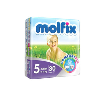 Molfix 5 Junior Belt 11-18 Kg 30 Pcs (Made in Turkey)