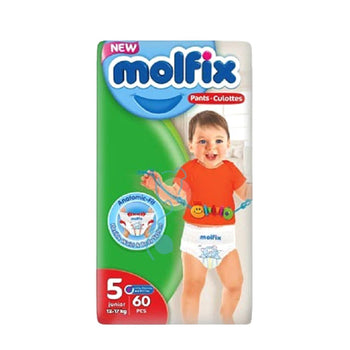 Molfix Jumbo Pants Junior 12-17 Kg 60 Pcs (Made in Turkey)