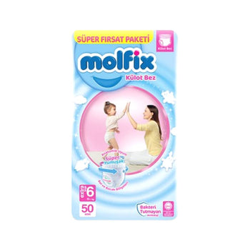 Molfix Jumbo Pants XXL 15+ Kg 50 Pcs (Made in Turkey)