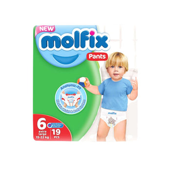 Molfix Pants XXL 15+ Kg 19 Pcs (Made in Turkey)