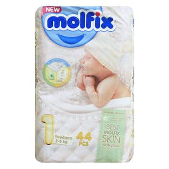 Molfix Twin Newborn Belt 2-5 Kg 44 Pcs (Made in Turkey)