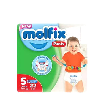 Molfix Twin Pants Junior 12-17Kg 22 Pcs (Made in Turkey)