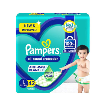 Pampers All round Protection Pants Large 9-14 kg 42 pcs