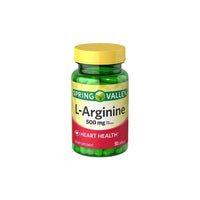 Spring Valley L-Arginine 500mg 50 Capsules