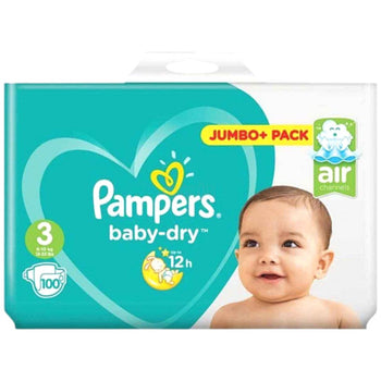 Pampers Baby Dry Size 3 belt 6-10 kg- 100 pcs (UK)