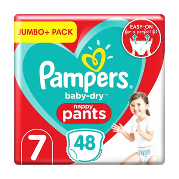 Pampers Baby Size 7 Pant 17+kg- 48 Pcs (UK)