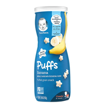 Gerber Puffs Banana Baby Cereal Snacks - 42g (USA)