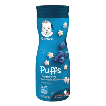 Gerber Puffs Blueberry Baby Cereal Snacks - 42g (USA)