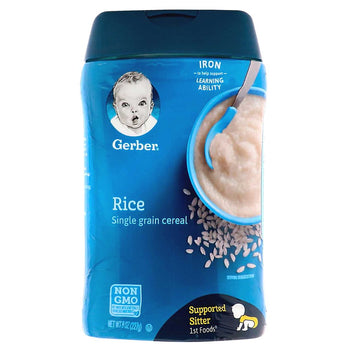 Gerber Single-Grain Rice Baby Cereal - 227g (USA)