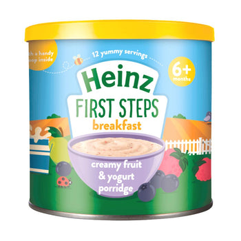 Heinz First Steps Breakfast Creamy Fruit & Yogurt Porridge 6+m - 240g (UK)