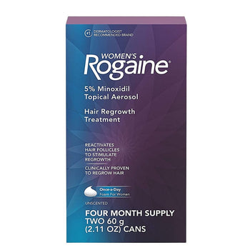 Women's Rogaine 5% Minoxidil Foam,4-Month Supply