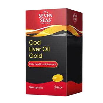 Seven Seas Cod Liver Oil Gold 500 Capsules