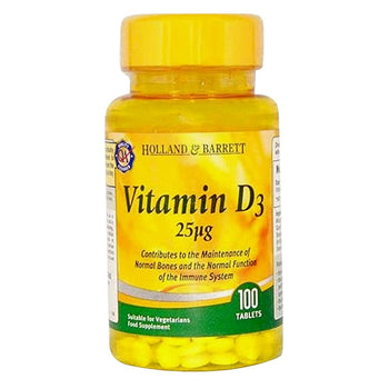 Vitamin D3 25ug 100 Tablets